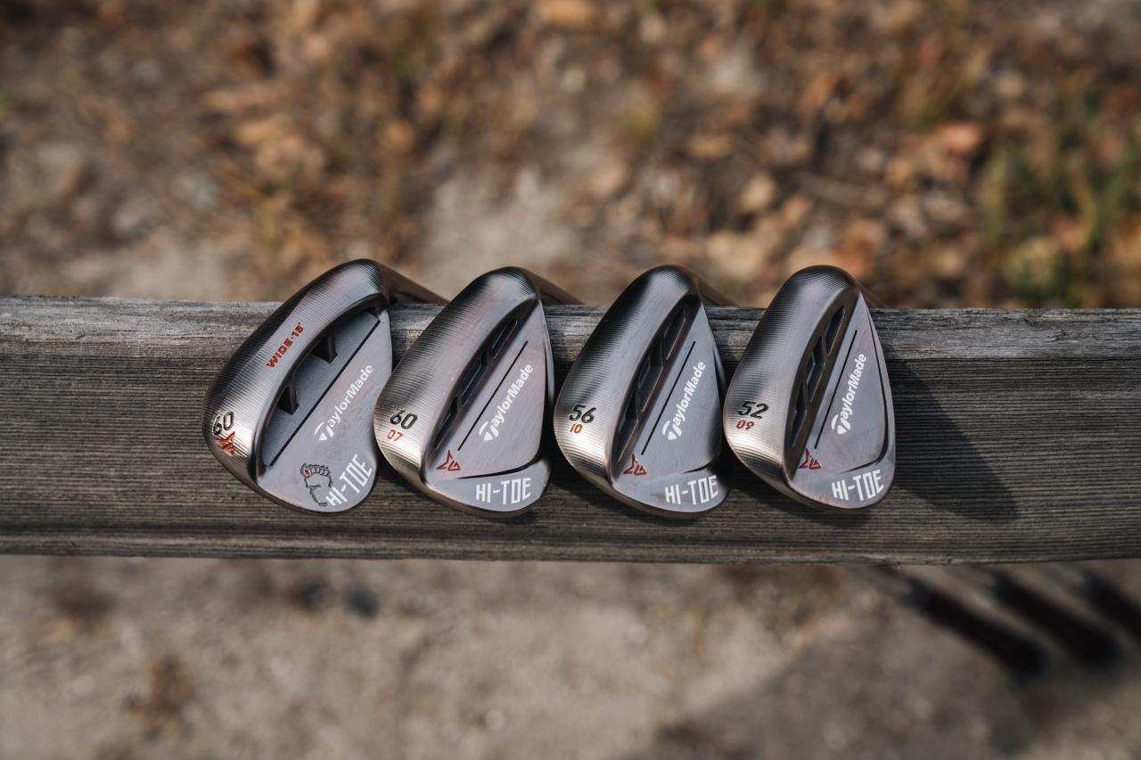 TaylorMade's Hi-Toe and Big Foot wedges go raw to enhance spin
